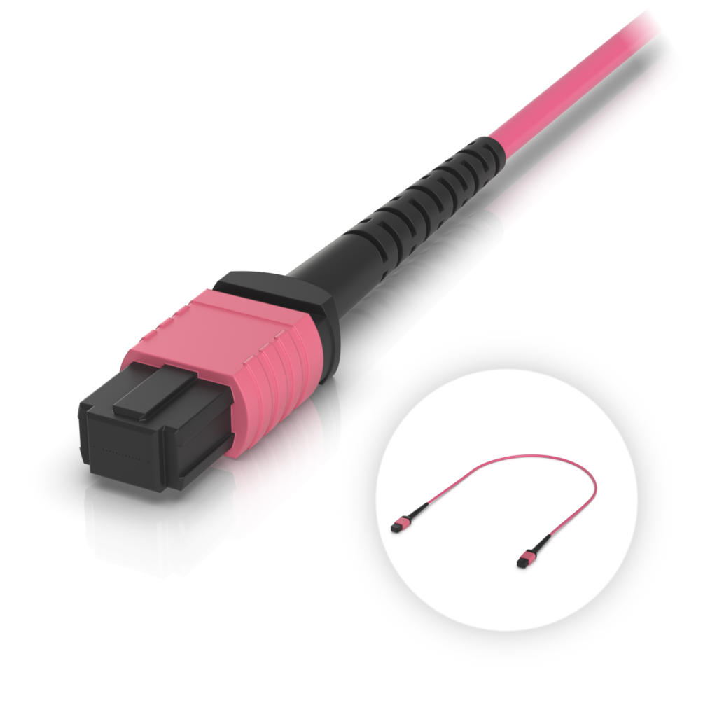 Ubiquiti OM4 MPO-12 UPC Fiber Patch Cable (UACC-OFC-MA-MPMP)