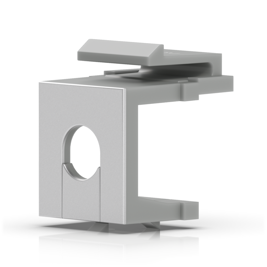 Ubiquiti Keystone Blank Insert Pass-Through, 12-Pack (UACC-Keystone-Blank-Insert-TH)