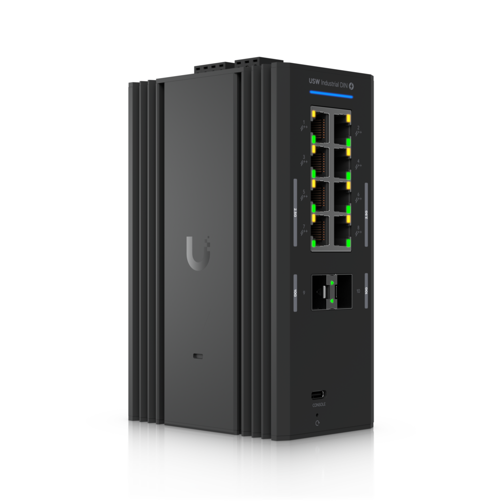 Ubiquiti Switch Industrial DIN 2.5G 8 PoE (USW-Industrial-DIN-2.5G-8-PoE)