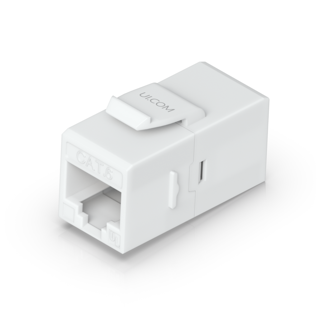Ubiquiti Cat6 Keystone Coupler, 12-Pack (UACC-Keystone-Coupler-C6)
