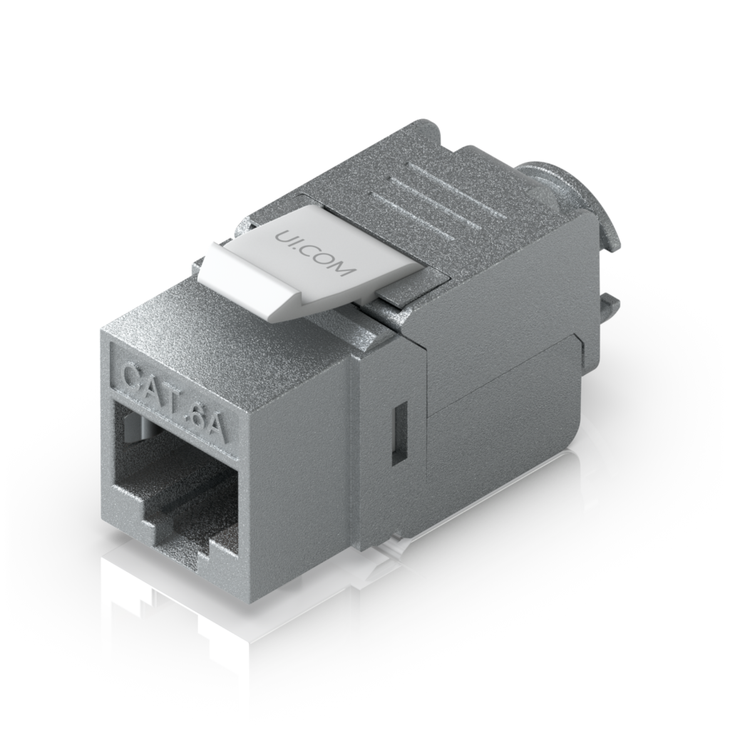 Ubiquiti Cat6A Keystone Jack, 12-Pack (UACC-Keystone-Jack-C6A)